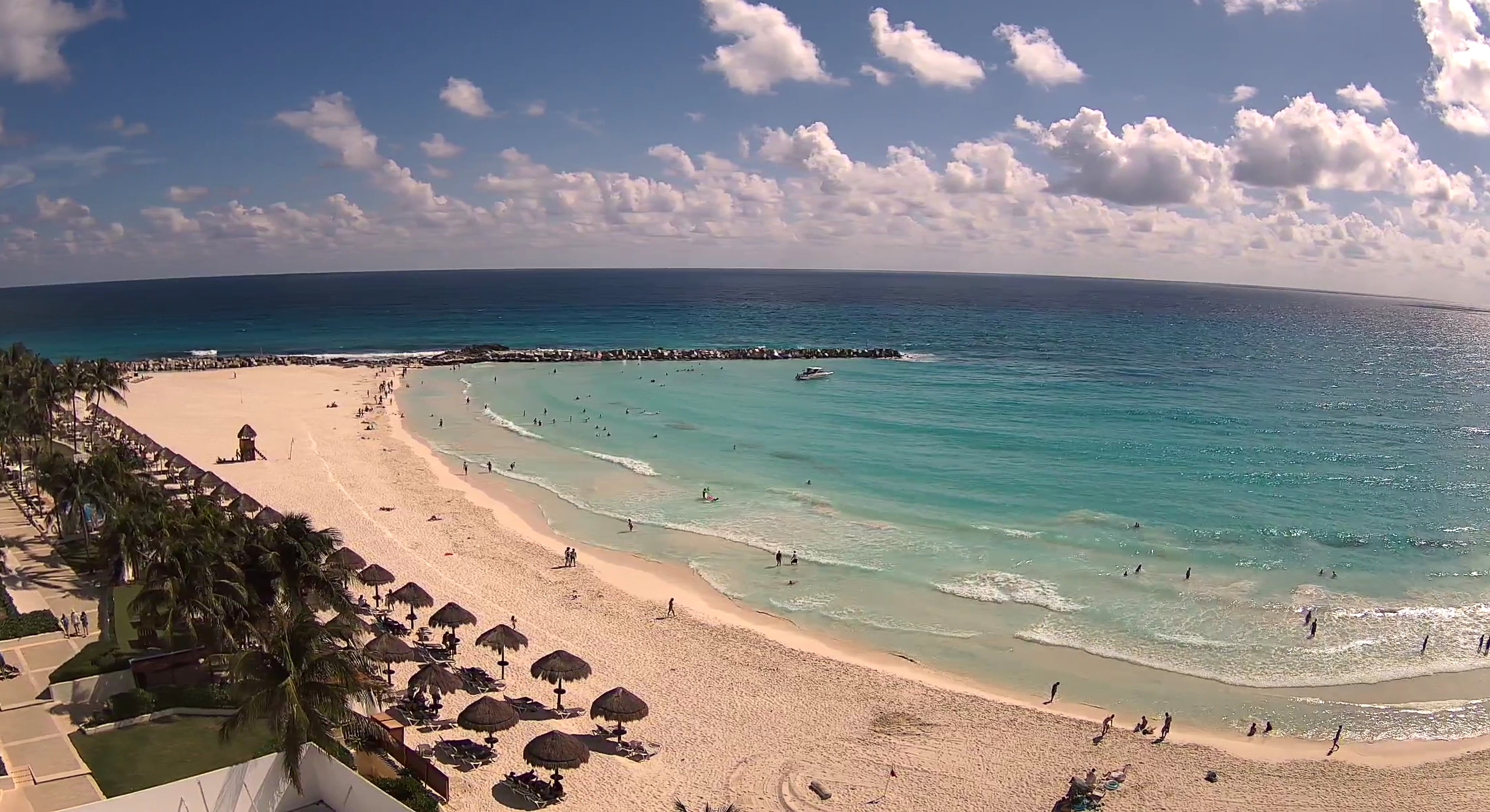 Онлайн веб камера Мексика Канкун побережье