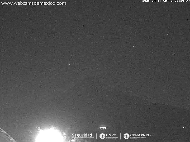 Volcán de Colima desde Montitlán