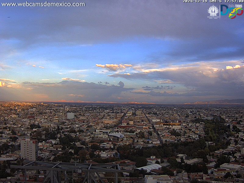 Durango Panorámica en vivo, Durango Webcams de México